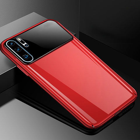 Coque Plastique Rigide Etui Housse Mat M01 pour Huawei P30 Pro Rouge