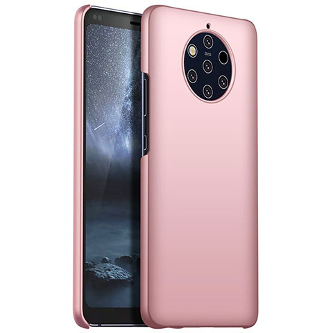 Coque Plastique Rigide Etui Housse Mat M01 pour Nokia 9 PureView Or Rose