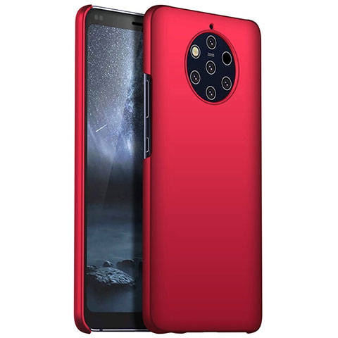 Coque Plastique Rigide Etui Housse Mat M01 pour Nokia 9 PureView Rouge