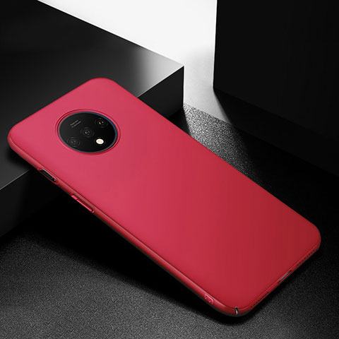 Coque Plastique Rigide Etui Housse Mat M01 pour OnePlus 7T Rouge