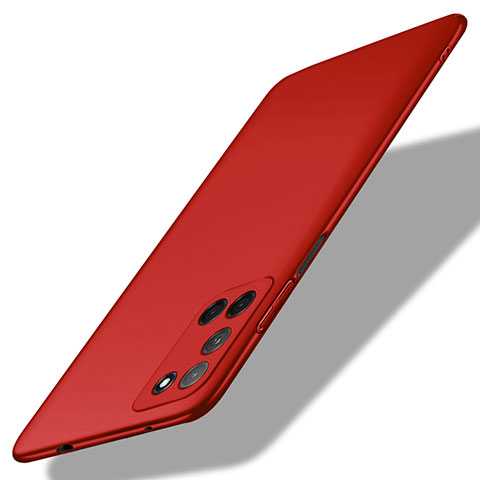 Coque Plastique Rigide Etui Housse Mat M01 pour Oppo A72 Rouge