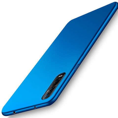 Coque Plastique Rigide Etui Housse Mat M01 pour Oppo Find X2 Pro Bleu