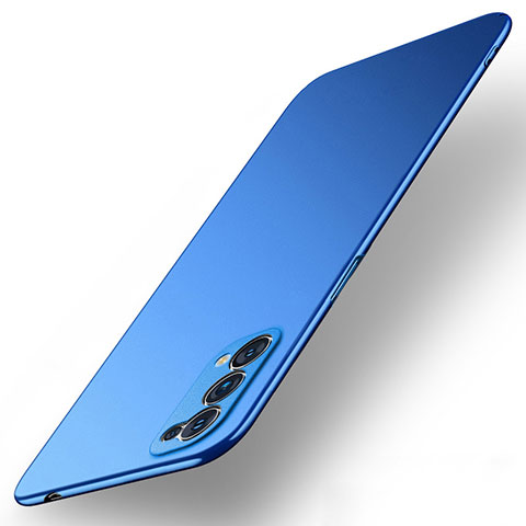 Coque Plastique Rigide Etui Housse Mat M01 pour Oppo Find X3 Lite 5G Bleu