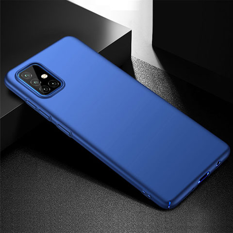 Coque Plastique Rigide Etui Housse Mat M01 pour Samsung Galaxy A51 4G Bleu