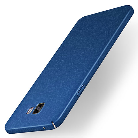 Coque Plastique Rigide Etui Housse Mat M01 pour Samsung Galaxy A7 (2016) A7100 Bleu