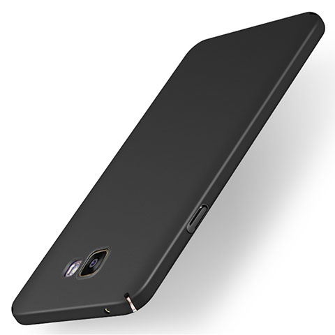 Coque Plastique Rigide Etui Housse Mat M01 pour Samsung Galaxy A7 (2016) A7100 Noir
