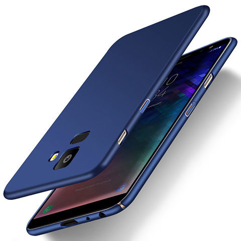 Coque Plastique Rigide Etui Housse Mat M01 pour Samsung Galaxy J6 (2018) J600F Bleu