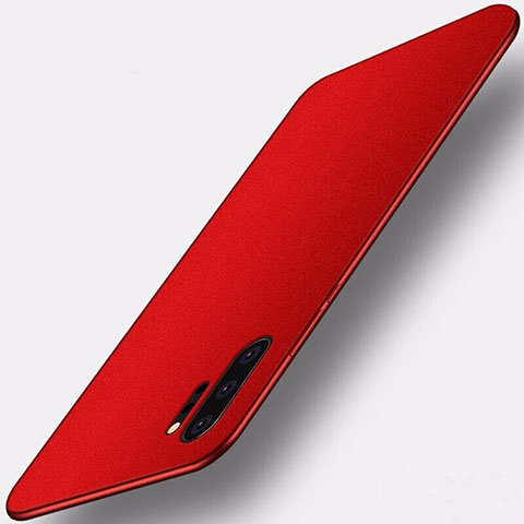 Coque Plastique Rigide Etui Housse Mat M01 pour Samsung Galaxy Note 10 Plus Rouge