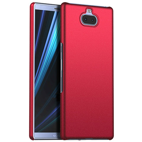 Coque Plastique Rigide Etui Housse Mat M01 pour Sony Xperia 10 Rouge