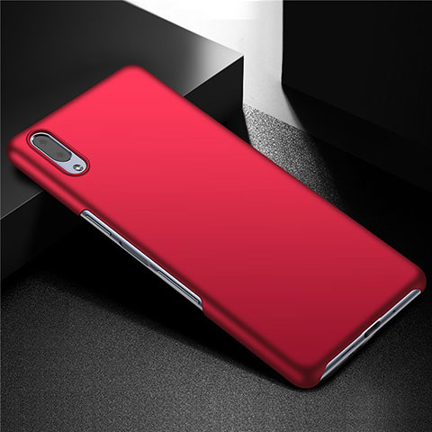 Coque Plastique Rigide Etui Housse Mat M01 pour Sony Xperia L3 Rouge