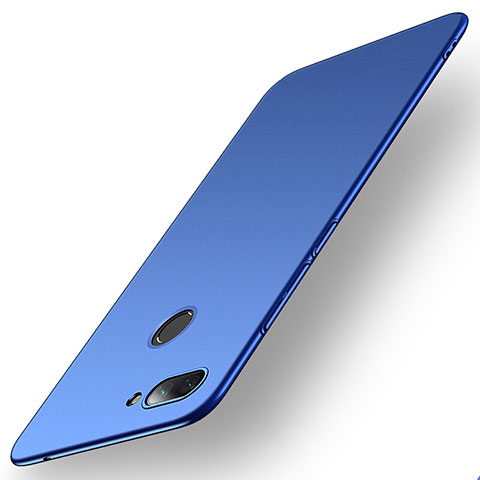 Coque Plastique Rigide Etui Housse Mat M01 pour Xiaomi Mi 8 Lite Bleu