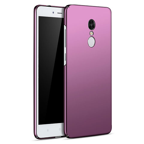 Coque Plastique Rigide Etui Housse Mat M01 pour Xiaomi Redmi Note 4X Violet