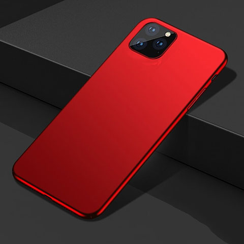 Coque Plastique Rigide Etui Housse Mat M02 pour Apple iPhone 11 Pro Rouge
