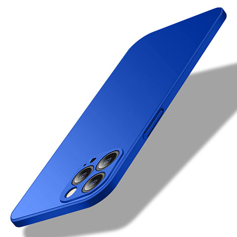 Coque Plastique Rigide Etui Housse Mat M02 pour Apple iPhone 14 Pro Max Bleu