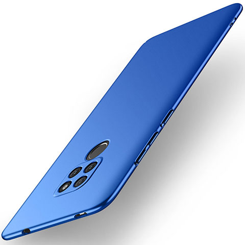 Coque Plastique Rigide Etui Housse Mat M02 pour Huawei Mate 20 Bleu