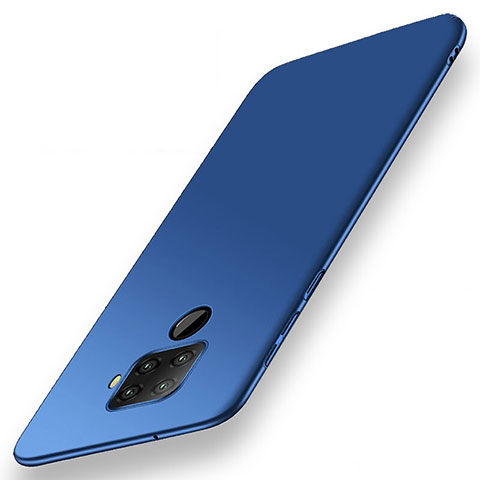 Coque Plastique Rigide Etui Housse Mat M02 pour Huawei Mate 30 Lite Bleu