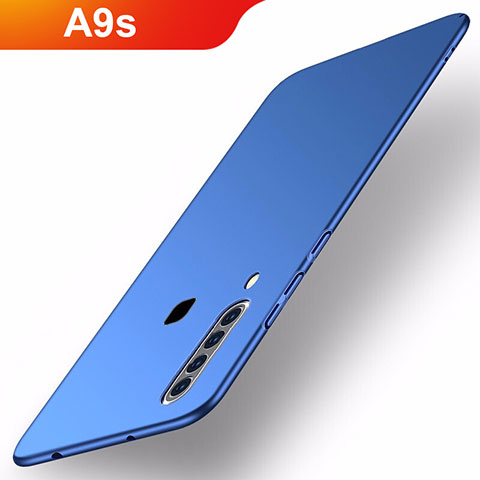 Coque Plastique Rigide Etui Housse Mat M02 pour Samsung Galaxy A9s Bleu