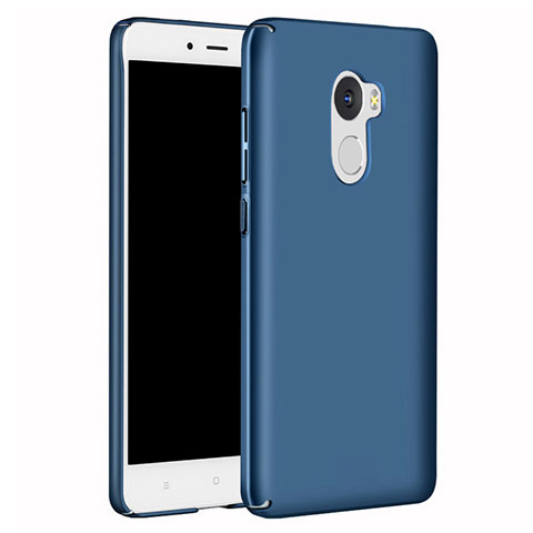 Coque Plastique Rigide Etui Housse Mat M02 pour Xiaomi Redmi 4 Standard Edition Bleu
