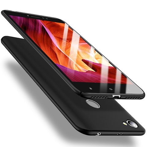 Coque Plastique Rigide Etui Housse Mat M02 pour Xiaomi Redmi Note 5A Prime Noir