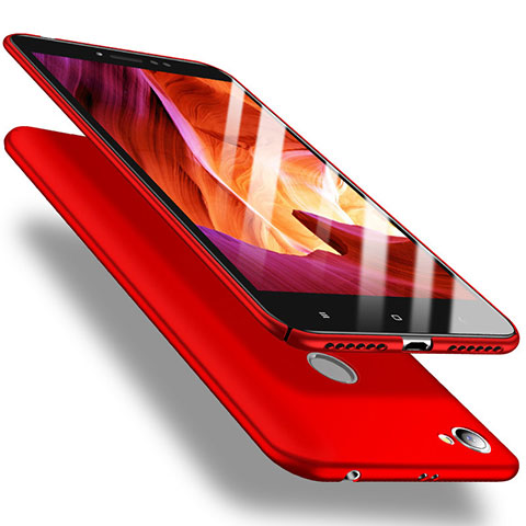 Coque Plastique Rigide Etui Housse Mat M02 pour Xiaomi Redmi Note 5A Prime Rouge