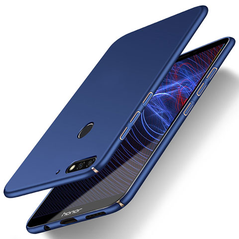Coque Plastique Rigide Etui Housse Mat M03 pour Huawei Enjoy 8 Bleu
