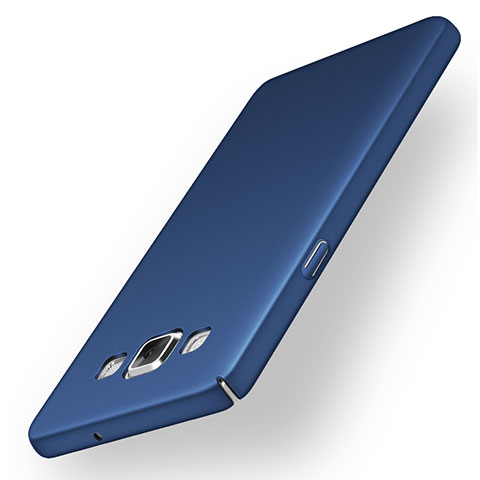 Coque Plastique Rigide Etui Housse Mat M03 pour Samsung Galaxy A5 Duos SM-500F Bleu