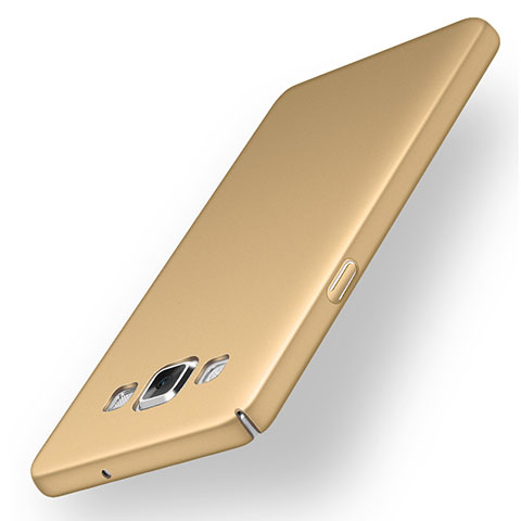 Coque Plastique Rigide Etui Housse Mat M03 pour Samsung Galaxy A5 SM-500F Or