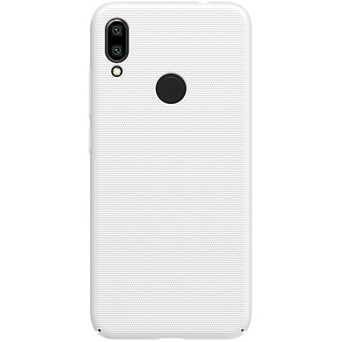 Coque Plastique Rigide Etui Housse Mat M04 pour Xiaomi Redmi Note 7 Blanc