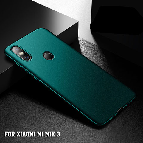 Coque Plastique Rigide Etui Housse Mat M05 pour Xiaomi Mi Mix 3 Vert