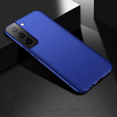 Coque Plastique Rigide Etui Housse Mat M06 pour Samsung Galaxy S23 Plus 5G Bleu