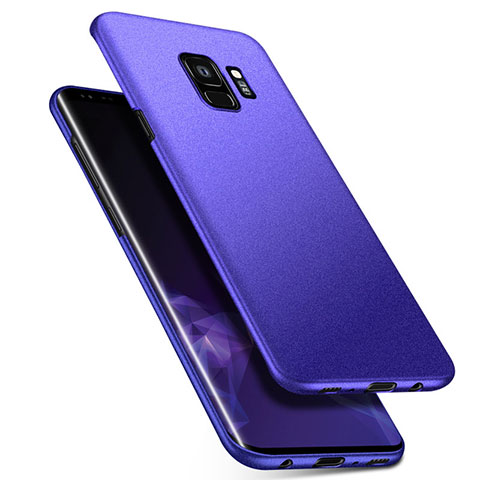Coque Plastique Rigide Etui Housse Mat M08 pour Samsung Galaxy S9 Bleu