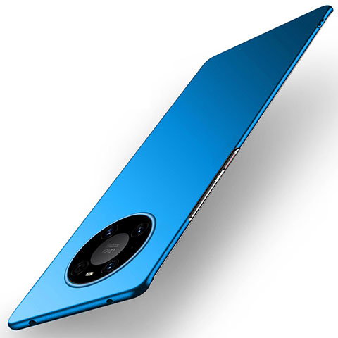 Coque Plastique Rigide Etui Housse Mat P01 pour Huawei Mate 40 Pro Bleu