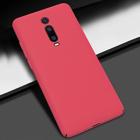 Coque Plastique Rigide Etui Housse Mat P01 pour Xiaomi Mi 9T Pro Rouge