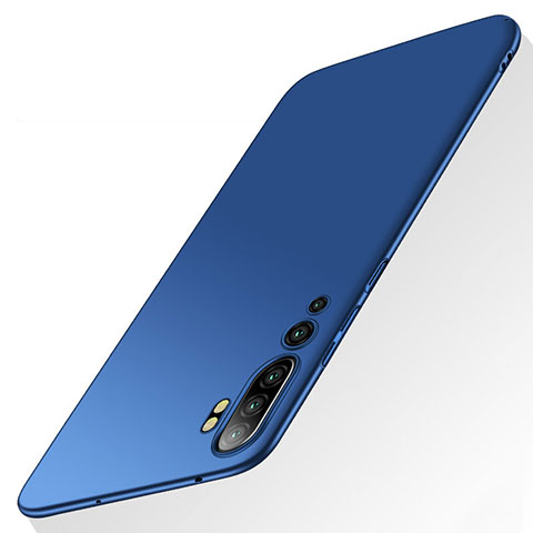 Coque Plastique Rigide Etui Housse Mat P01 pour Xiaomi Mi Note 10 Bleu