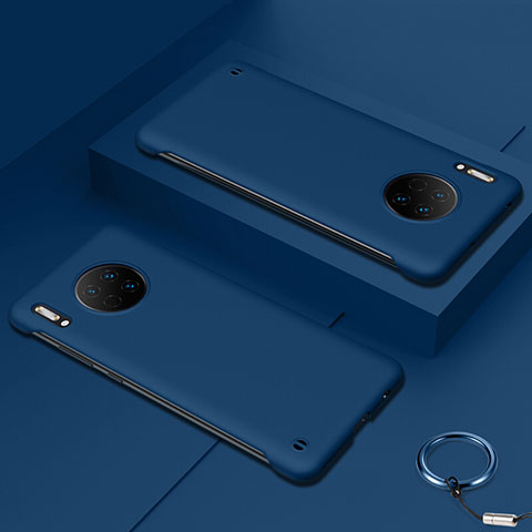 Coque Plastique Rigide Etui Housse Mat P02 pour Huawei Mate 30 Pro Bleu