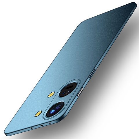 Coque Plastique Rigide Etui Housse Mat pour OnePlus Nord 3 5G Bleu