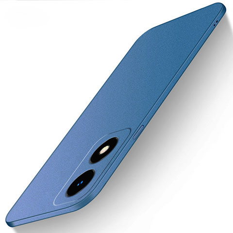 Coque Plastique Rigide Etui Housse Mat pour Oppo A2x 5G Bleu