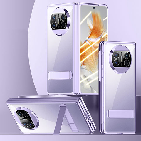 Coque Plastique Rigide Etui Housse Mat QK3 pour Huawei Mate X5 Violet