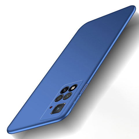 Coque Plastique Rigide Etui Housse Mat YK1 pour Xiaomi Redmi Note 11 Pro+ Plus 5G Bleu