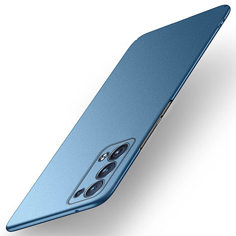 Coque Plastique Rigide Etui Housse Mat YK2 pour Oppo Reno6 Pro 5G Bleu