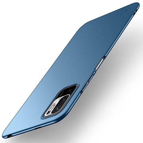 Coque Plastique Rigide Etui Housse Mat YK3 pour Xiaomi Redmi Note 10T 5G Bleu