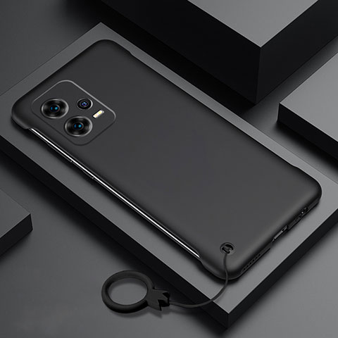 Coque Plastique Rigide Etui Housse Mat YK4 pour Xiaomi Redmi Note 12 Pro 5G Noir