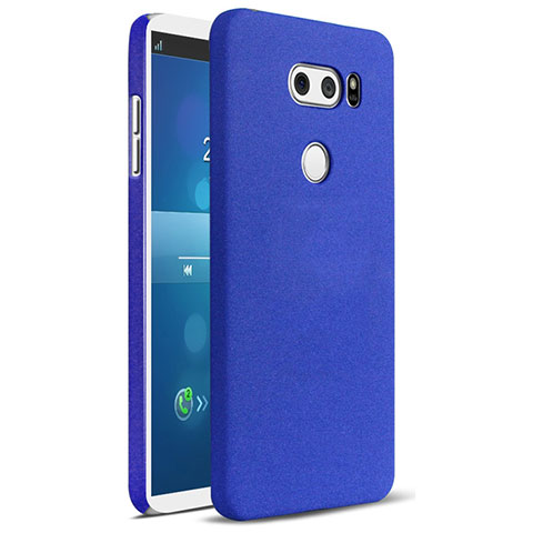Coque Plastique Rigide Etui Sables Mouvants pour LG V30 Bleu