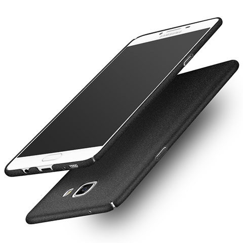 Coque Plastique Rigide Etui Sables Mouvants pour Samsung Galaxy C9 Pro C9000 Noir