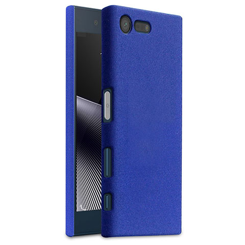 Coque Plastique Rigide Etui Sables Mouvants pour Sony Xperia X Compact Bleu