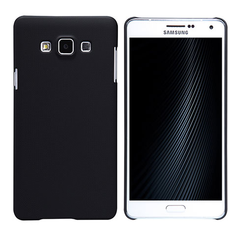 Coque Plastique Rigide Mat M02 pour Samsung Galaxy A7 Duos SM-A700F A700FD Noir
