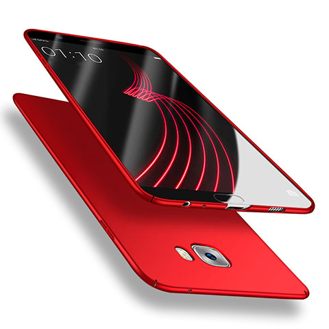 Coque Plastique Rigide Mat M02 pour Samsung Galaxy C5 Pro C5010 Rouge