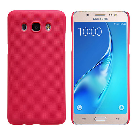 Coque Plastique Rigide Mat M02 pour Samsung Galaxy J5 (2016) J510FN J5108 Rouge