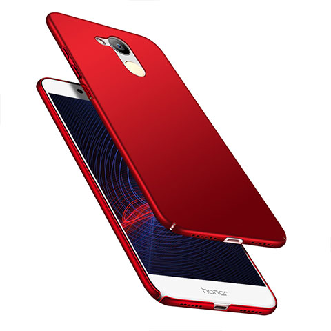 Coque Plastique Rigide Mat M04 pour Huawei Honor 6C Pro Rouge