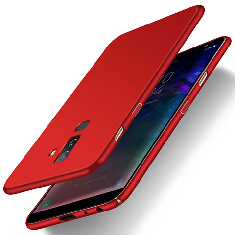 Coque Plastique Rigide Mat M04 pour Samsung Galaxy A6 Plus (2018) Rouge